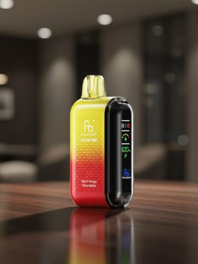 Fumot 20000 disposable vape in peach mango flavor