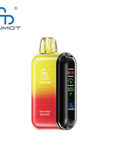 Fumot 20000 disposable vape in peach mango flavor