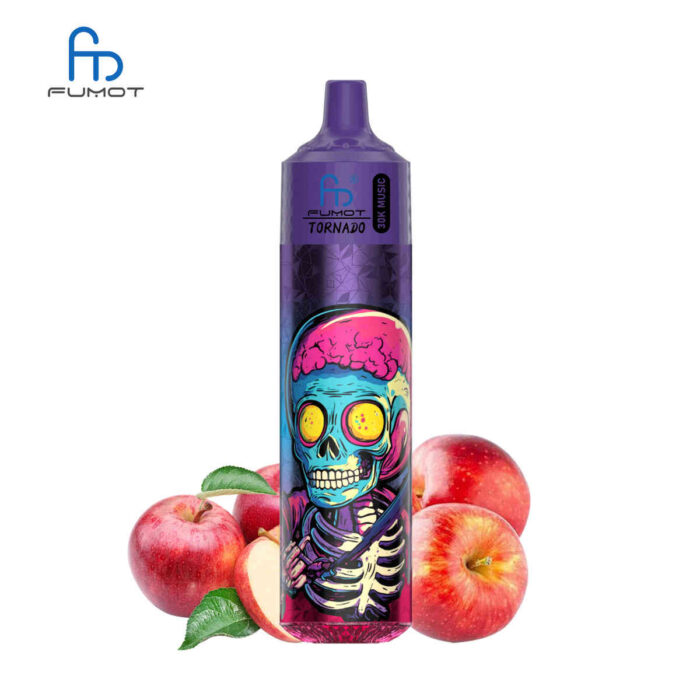 Fumot Kaufen 30000 puffs disposable vape in Double Apple flavor with sleek design.