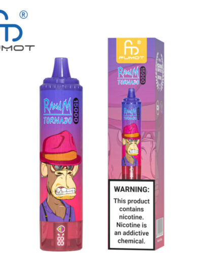 RandM Tornado 15000 Sour Apple disposable vape