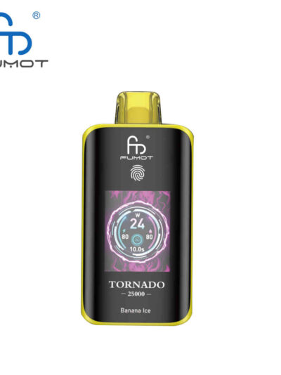 RandM Tornado 25000 rechargeable vape with LED display