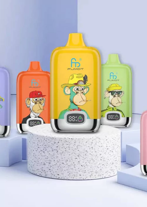 Fumot Vape Kollektion – bunte Einweg Vapes mit 12000+ Zügen